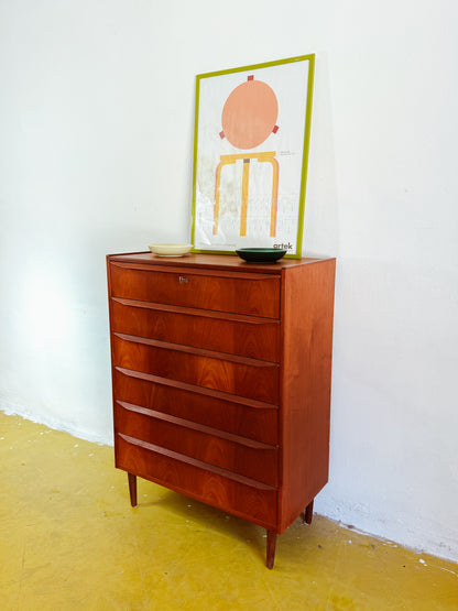 Cassettiera design danese vintage anni 50 [90jm2] misure L.80 H.109 P.43