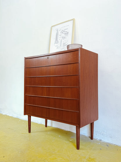 Cassettiera vintage design danese anni 50 [80j41882] misure L.88 H.103 P.42