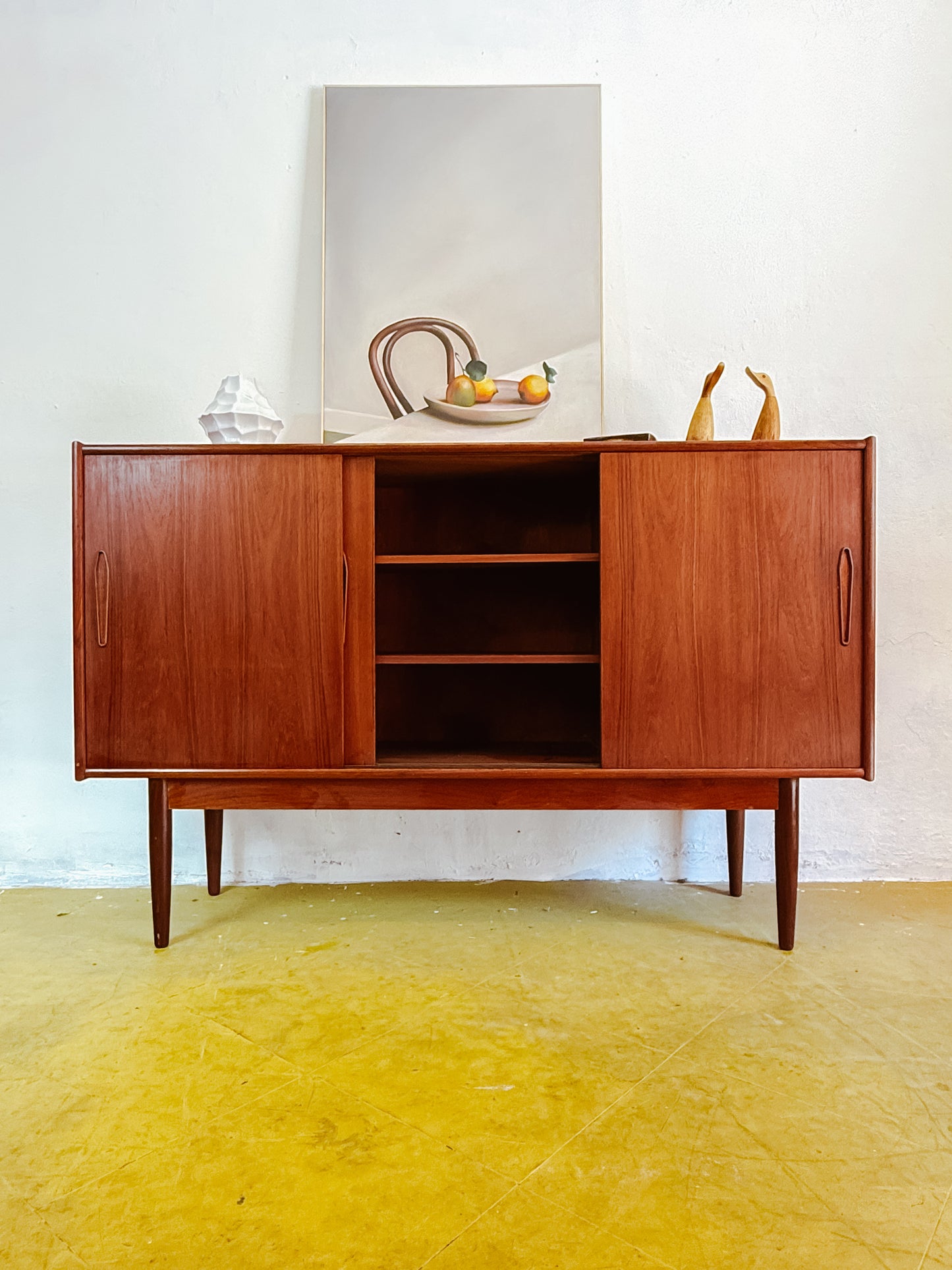 Credenza vintage design danese anni 60 [86j43210] misure H.107 L.165 P.44
