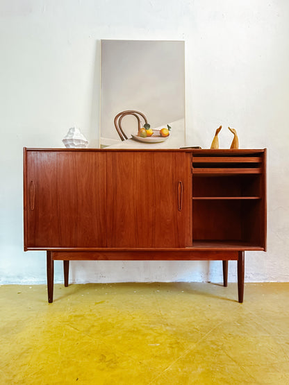 Credenza vintage design danese anni 60 [86j43210] misure H.107 L.165 P.44