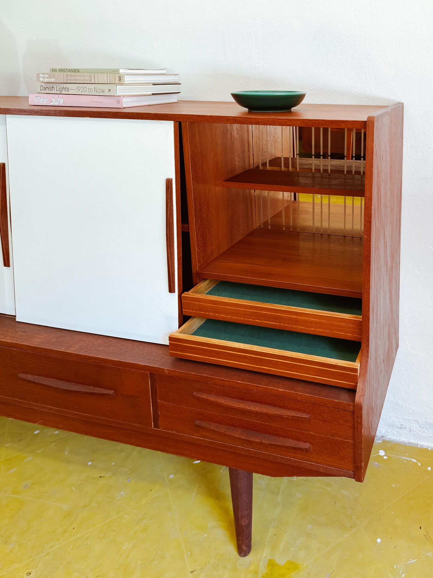 Credenza design danese originale anni 60 [64sea-10897] misure L.200 H.112 P.45