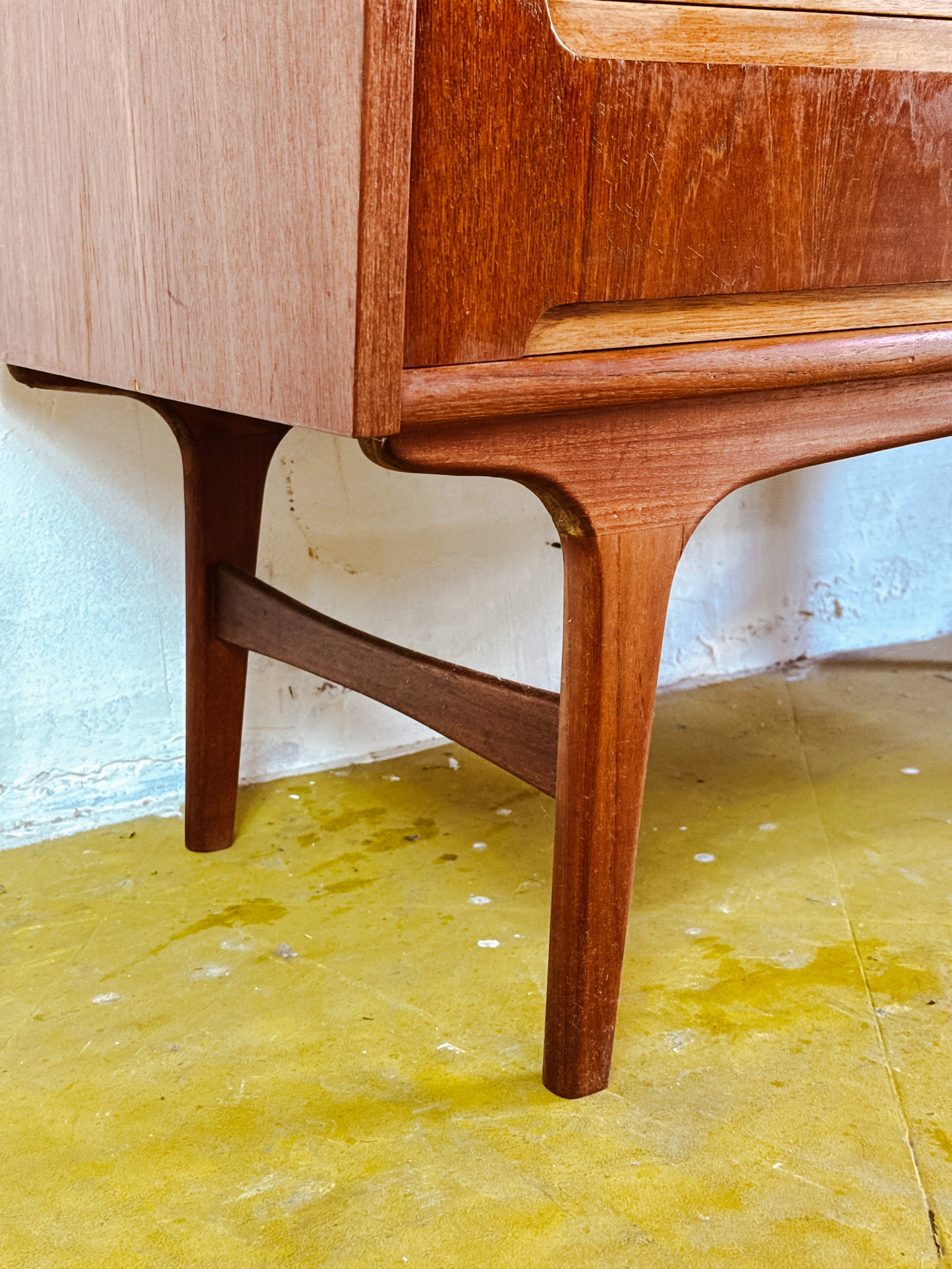 Scrittoio design danese vintage anni 50 [90vnt1] misure L.95 H.137 P.47