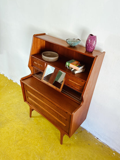 Scrittoio design danese vintage anni 50 [90vnt1] misure L.95 H.137 P.47