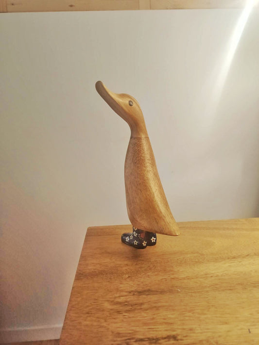 Papera a fiori stivale blu [2]