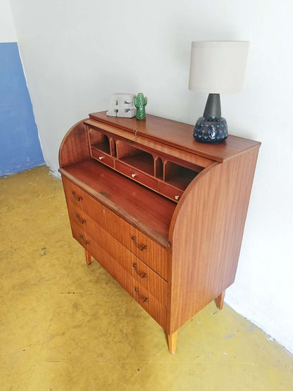Scrittoio design danese vintage anni 50 [84vnt] misure L.90 H.96 P.47