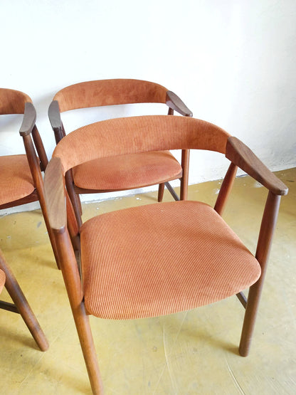 Sedie Thomas Herlev n.213 design danese originale vintage anni 50 [58j-61j-37845+38174] misure H.72/43 L.56 P.46