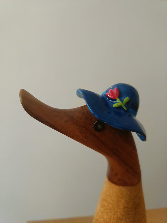 Papera a fiori stivale blu con cappello [pre-order]
