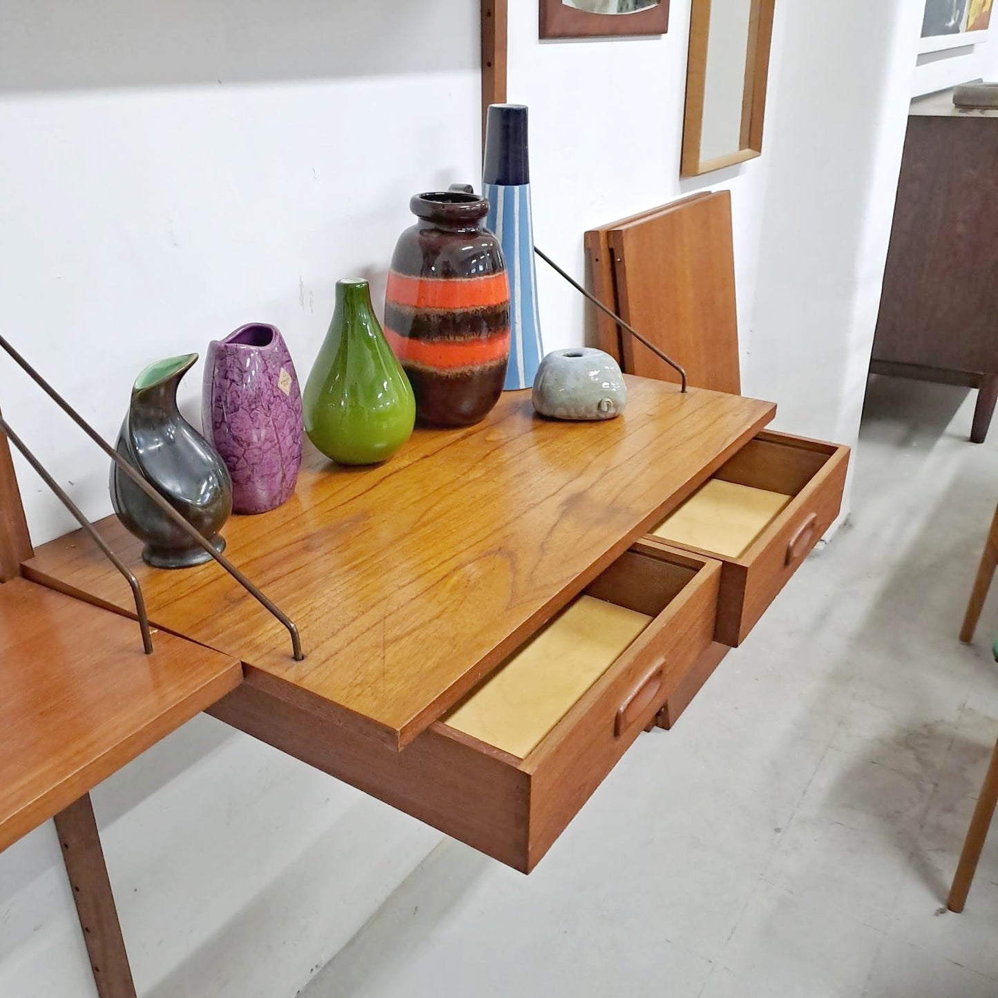 Libreria design danese vintage anni 50 [62ste-studio]