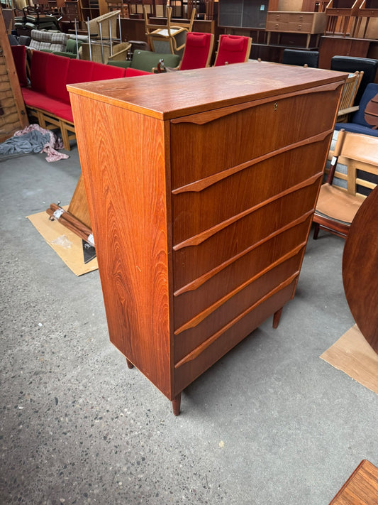 Cassettiera 6 cassetti | Danese Anni '60 teak | 100st62