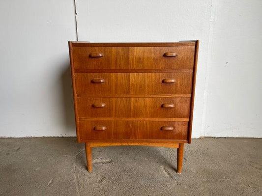 Cassettiera Danese Vintage Anni '50 Teak | Quattro Cassetti Verticale 66cm | IN ARRIVO A NOVEMBRE