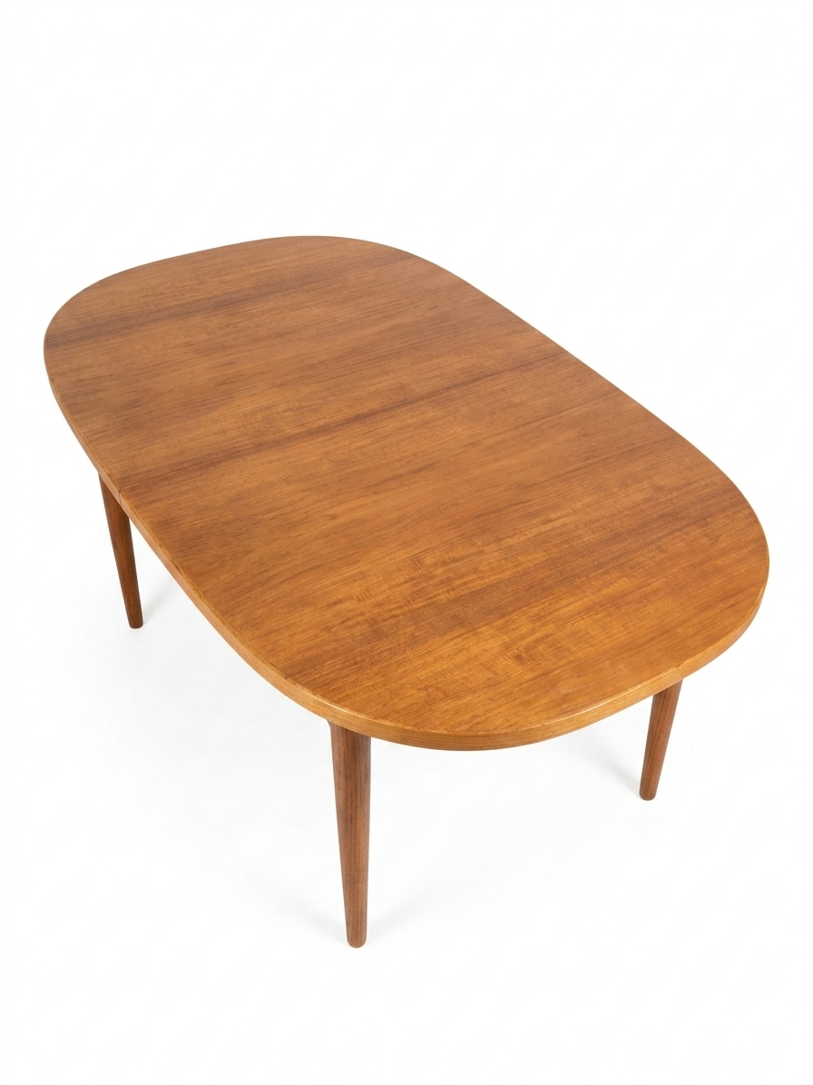 Tavolo ovale Mod. Reno Bertil Fridhagen design svedese anni '60 | teak | 98sw29118