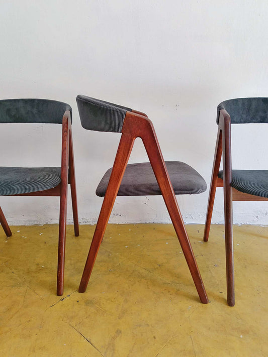 Sedie vintage design danese anni 50 [86st4fork] * NUOVA STOFFA * misure H.75/45 L.50 P.49