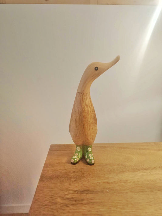 Papera a fiori stivale verde [1]