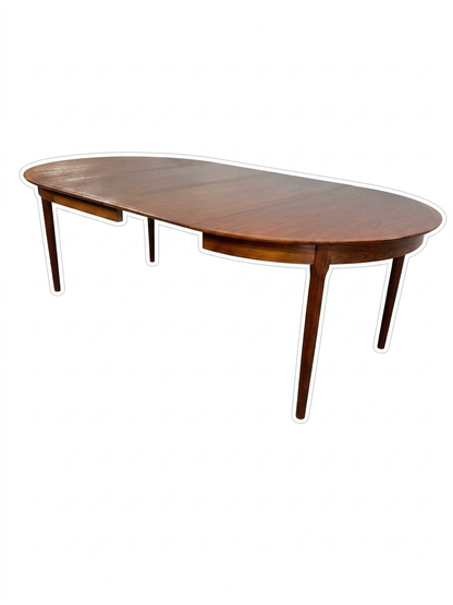 Tavolo rotondo teak Ø121 design danese vintage 1960 | 99ck2463