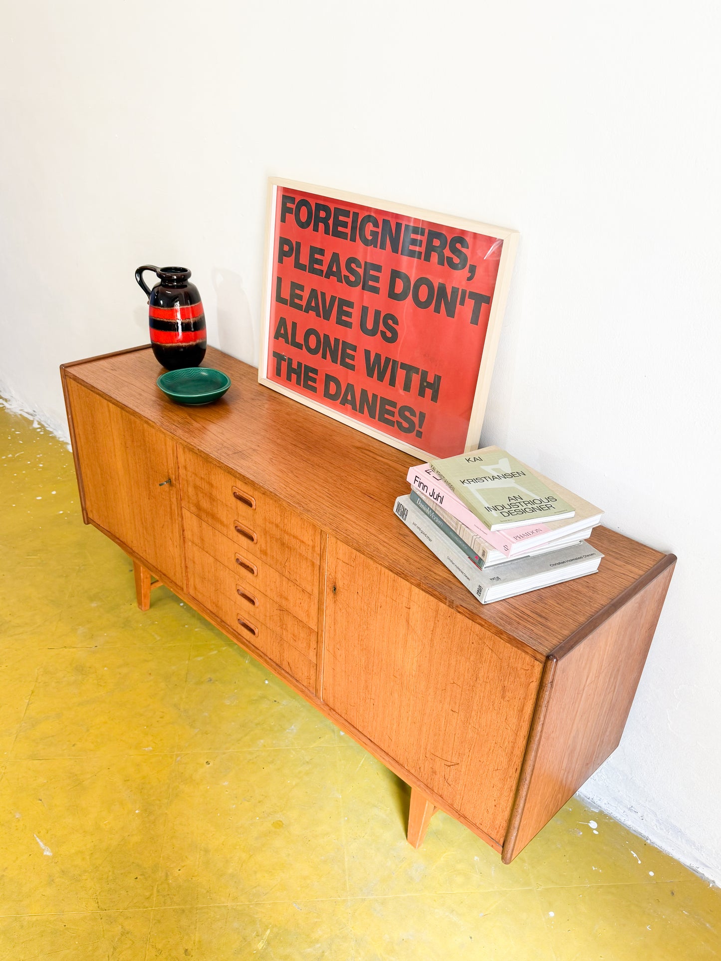 Sideboard design svedese vintage anni 60 [91sw26295] misure L.160 H.74 P.42