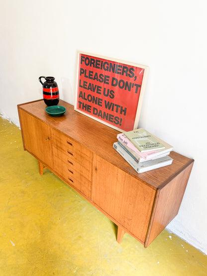 Sideboard design svedese vintage anni 60 [91sw26295] misure L.160 H.74 P.42