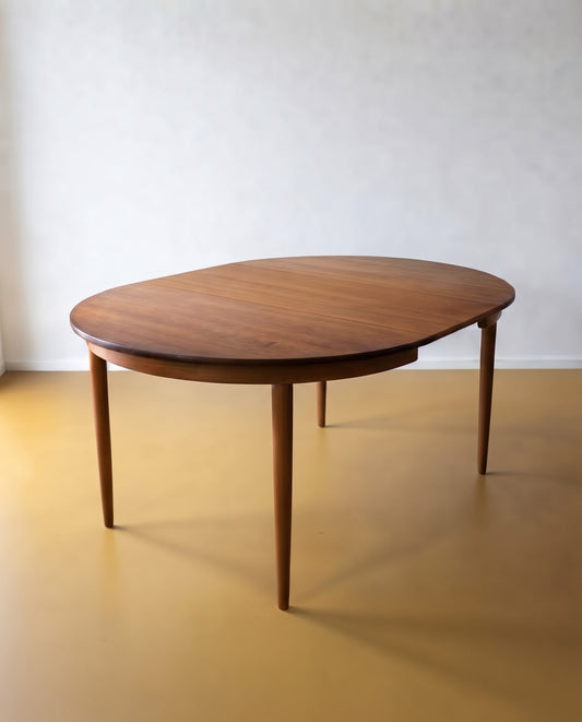 Tavolo tondo allungabile Ø110cm vintage design danese anni 50 | 99vnt200