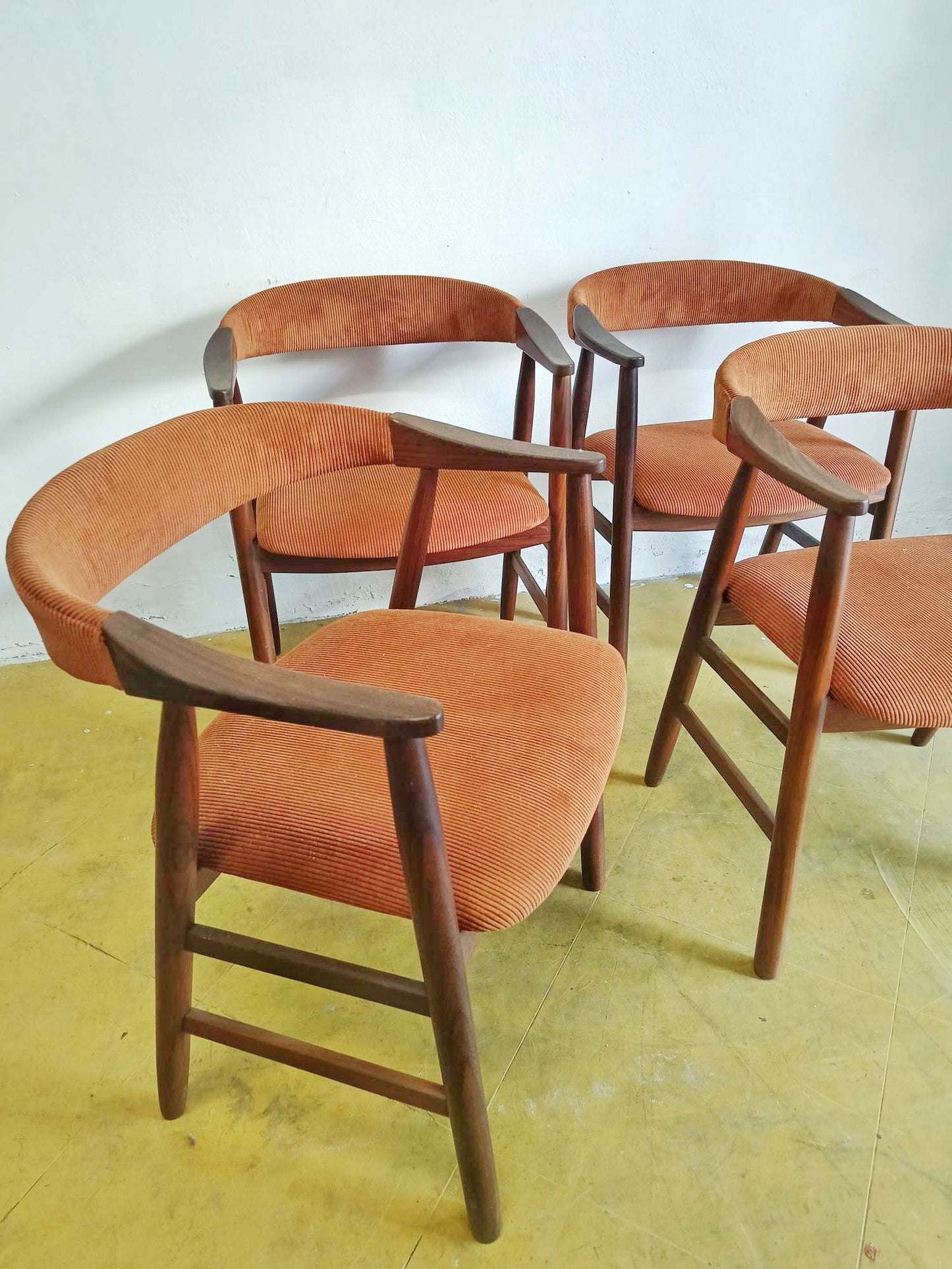 Sedie Thomas Herlev n.213 design danese originale vintage anni 50 [58j-61j-37845+38174] misure H.72/43 L.56 P.46