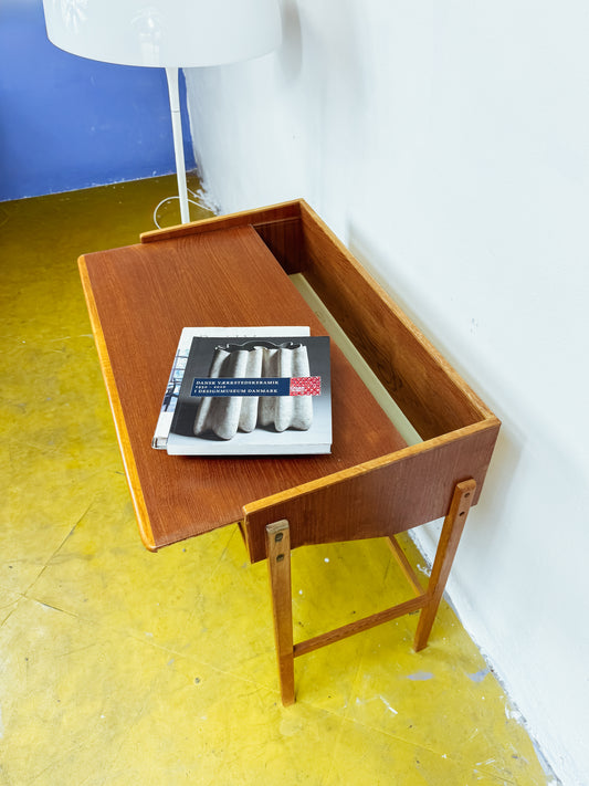 Consolle Toletta Svuotatasche Vintage Svedese Anni '60 | Teak Quercia