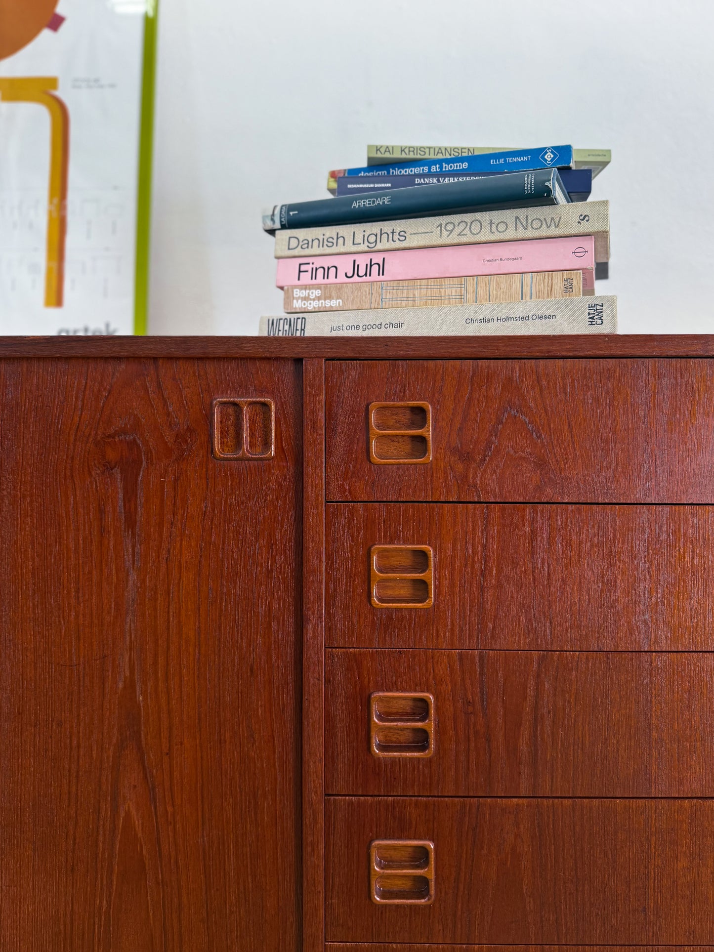Sideboard vintage design danese originale anni 50 [68vc-2] misure L.200 H.84 P.43