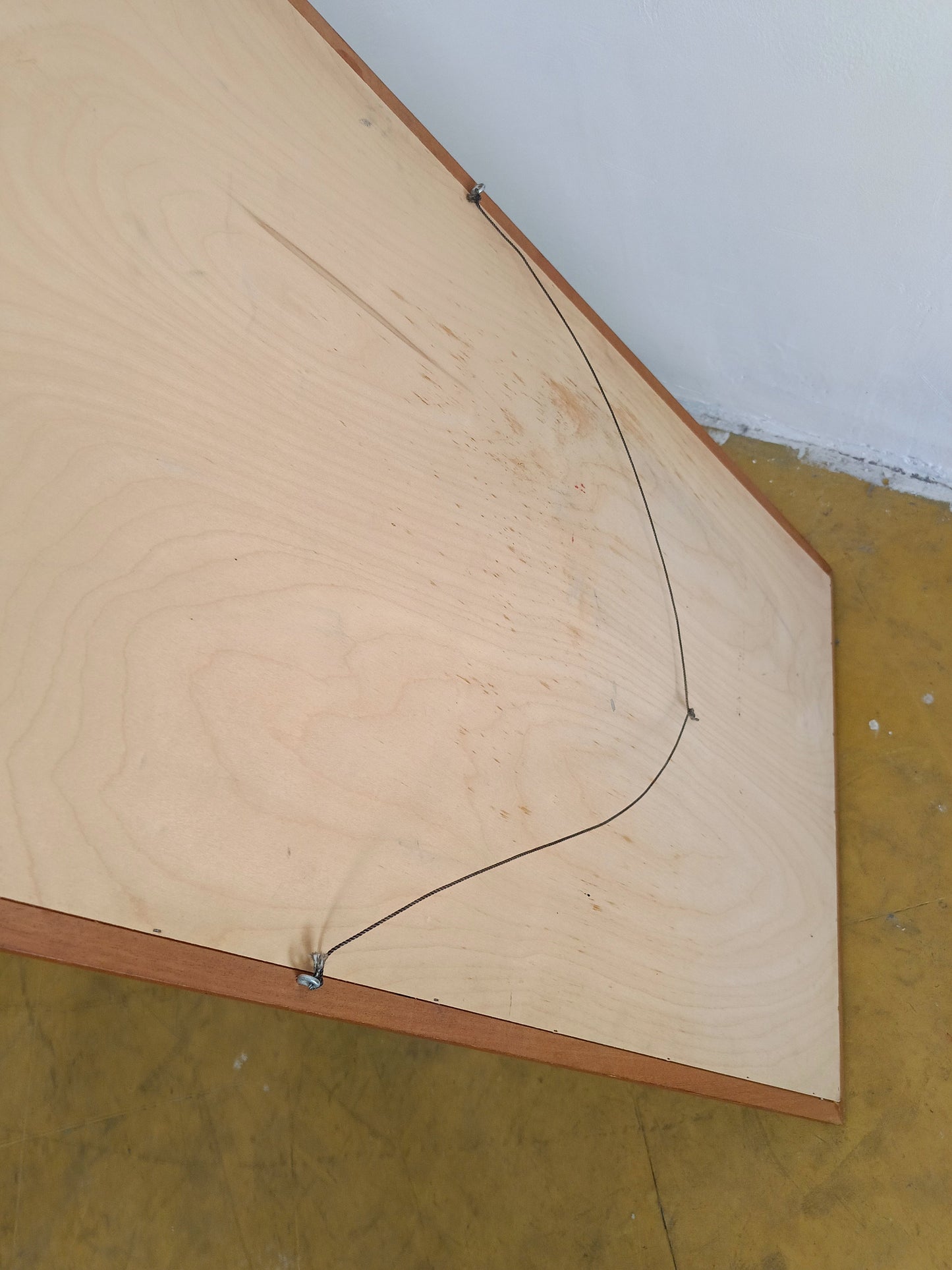 Specchio design danese vintage anni 60 | teak 120cm