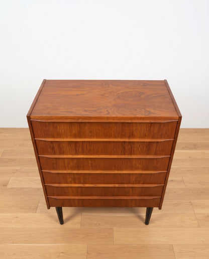 Cassettiera danese vintage anni ‘60 in teak | 6 cassetti | 100fz10901