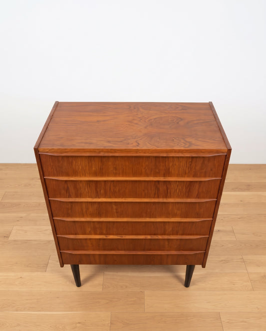 Cassettiera danese vintage anni ‘60 in teak | 6 cassetti | 100fz10901