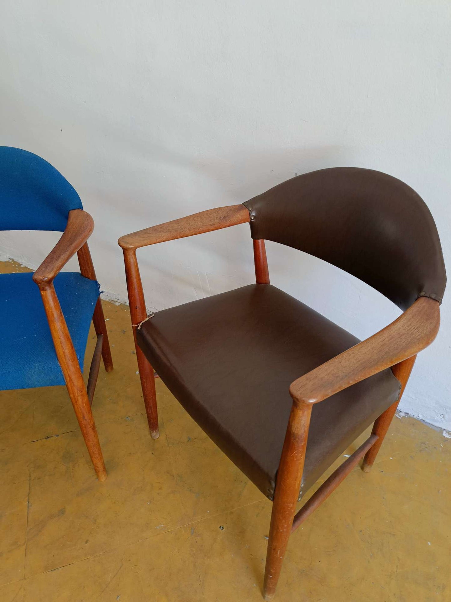 Sedie Kurt Olsen design danese vintage anni 60 [65sea-db12103] misure L.64 P.55 H.78/45