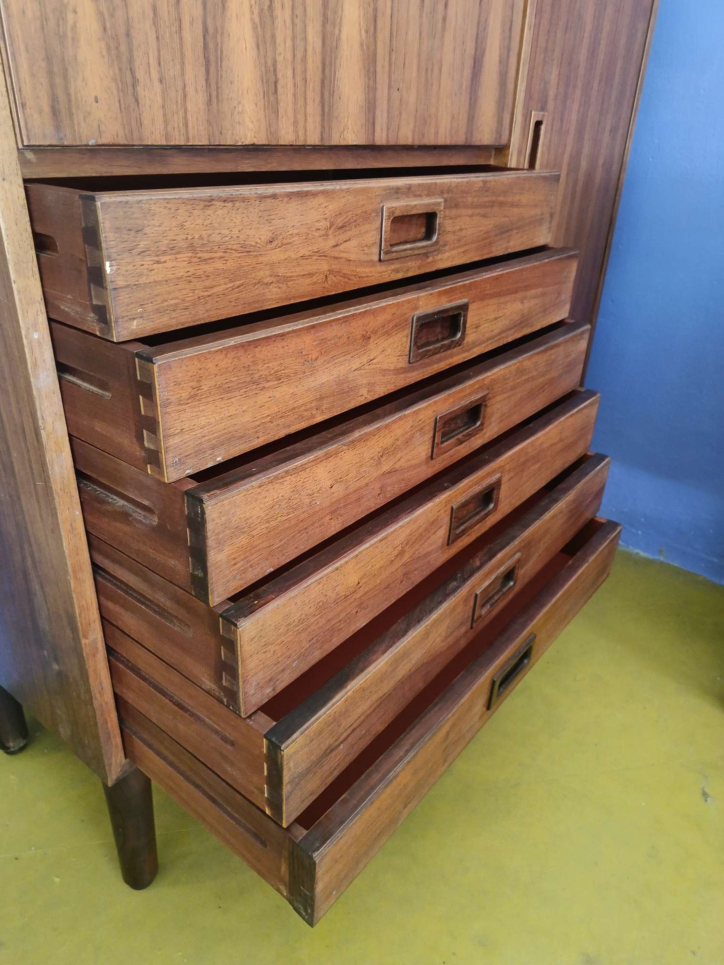 Credenza design danese originale anni 60 [pali2] misure L.119 H.148 P.46