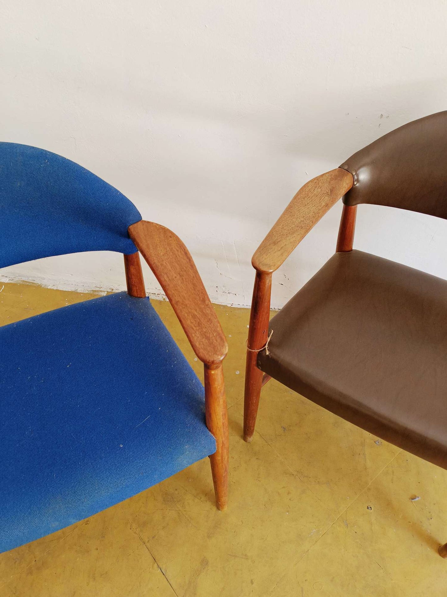 Sedie Kurt Olsen design danese vintage anni 60 [65sea-db12103] misure L.64 P.55 H.78/45