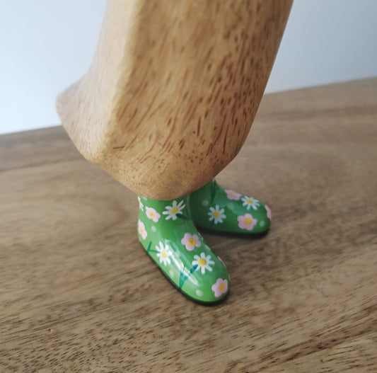 Papera a fiori stivale verde [pre-order]