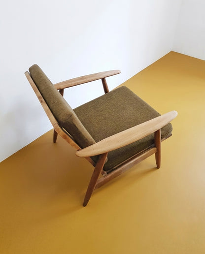 Poltrona Danese Vintage Anni '60 Teak Schienale Alto Elegante
