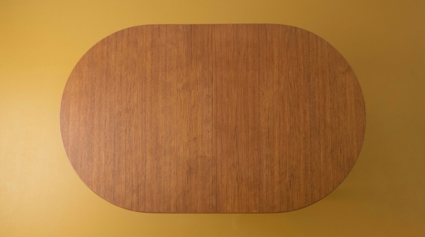 Tavolo Ovale Danese Vintage Anni '60 | Teak 2 Allunghe | 155cm | 96ck2273