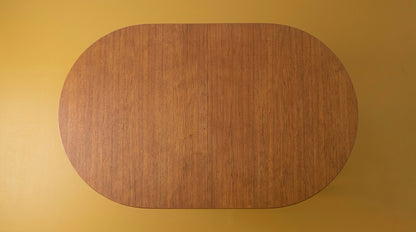 Tavolo Ovale Danese Vintage Anni '60 | Teak 2 Allunghe | 155cm | 96ck2273
