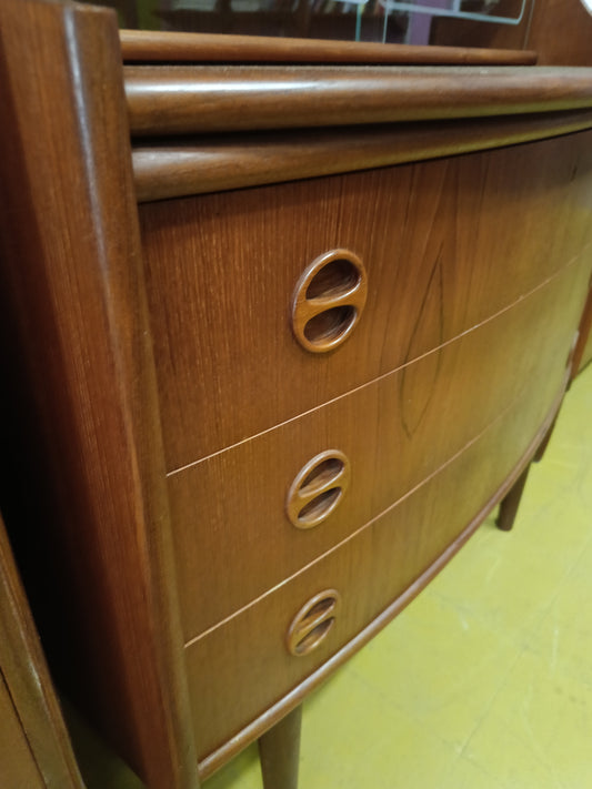 Scrittoio Gunnar Falsig Danese Anni '50 Teak | Restaurata | 99vnt-sec