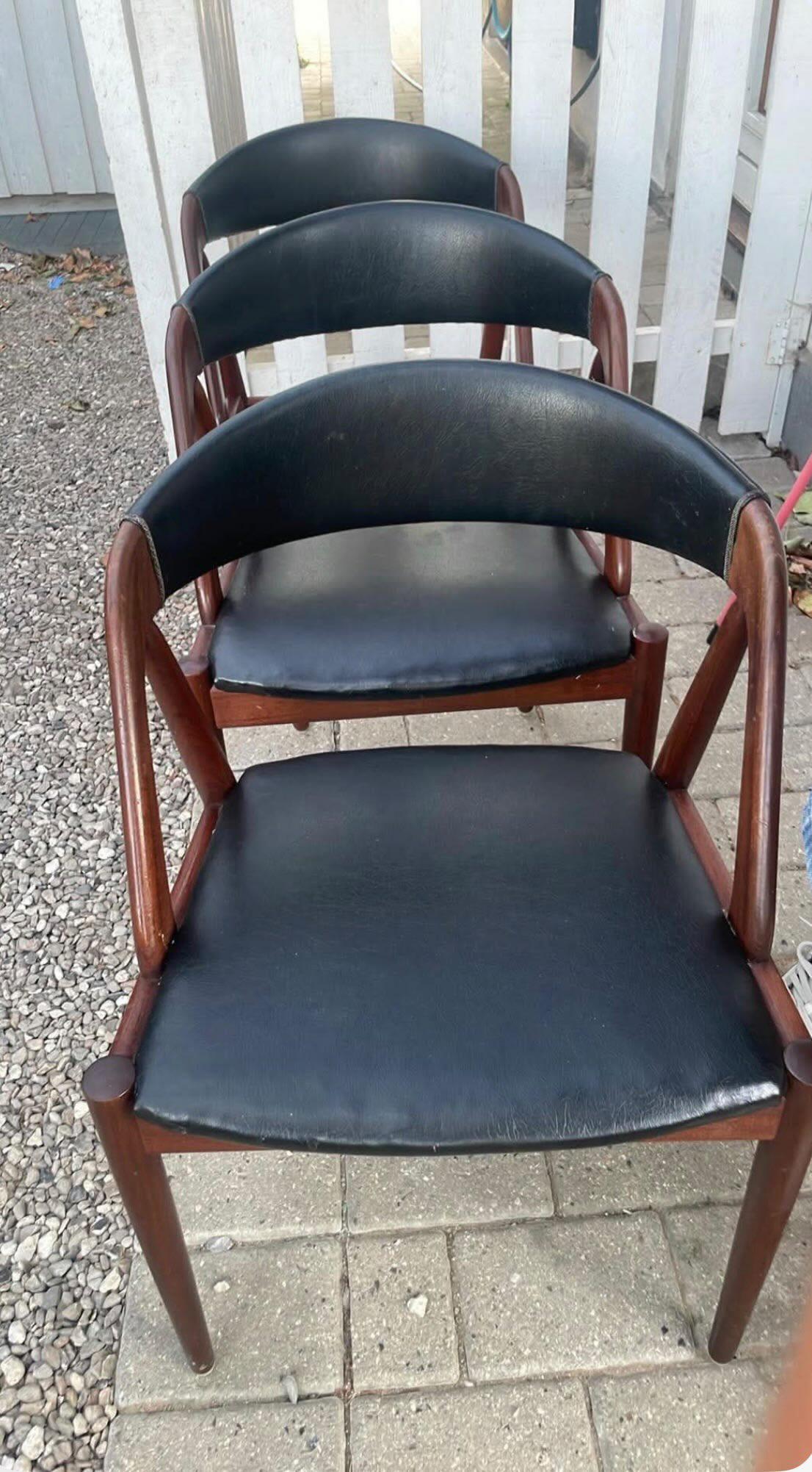 Set 4 sedie Kai Kristiansen n.31 design danese vintage anni 50 | 99vnt11