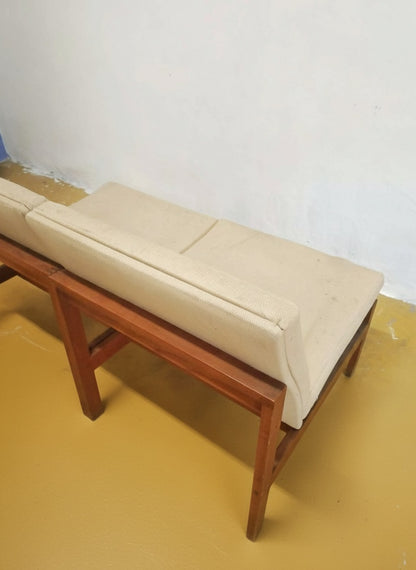 Coppia Poltrone Moduline Gjerlov Knudsen Lind | Teak Anni '60 | 57cm