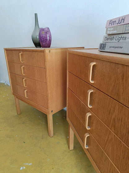 Comodini / cassettiere Bertil Fridhagen design svedese vintage anni 60 [84sw24712+24735] misure L.62 H.72 P.45