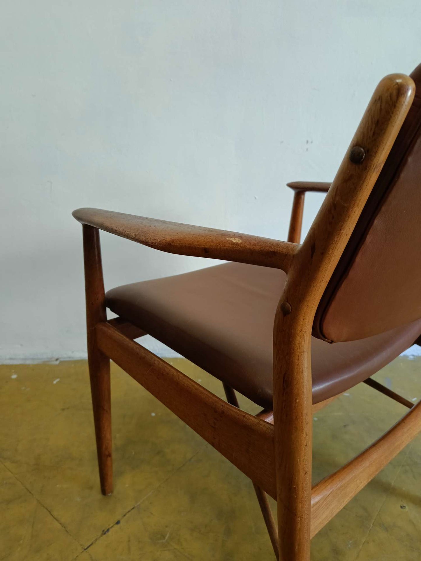 Poltroncina Arne Vodder Danese Vintage Anni '50 Teak