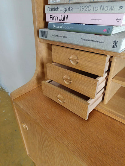 Libreria Johannes Sorth design danese vintage anni 50 [89ck1799] misure L.182 H.100 P.43