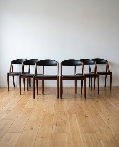 Set 6 sedie Kai Kristiansen n.31 design danese vintage anni 50 | 99vnt11