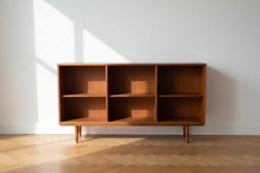Libreria Scomparti Danese Vintage Anni '50 | Teak 6 Vani | 150cm | 96vnt1