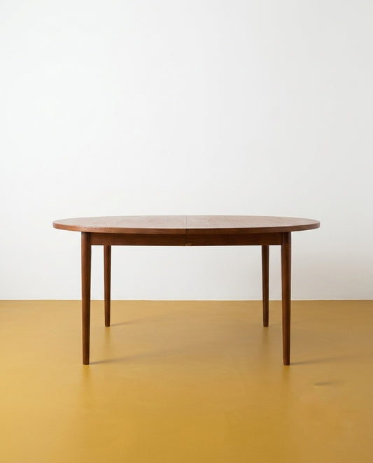 Tavolo ovale Bertil Fridhagen design svedese anni '60 | teak | 98mkt