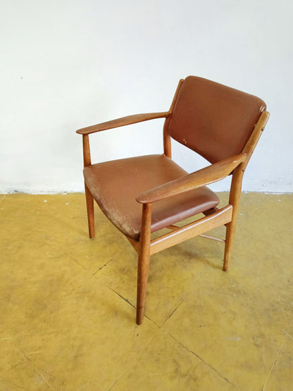 Poltroncina Arne Vodder Danese Vintage Anni '50 Teak