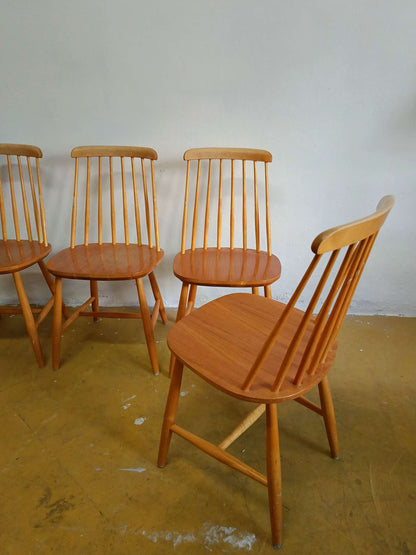 Sedie Nesto design danese vintage anni 50 [91sw24466] misure L.42 H.82/45 P.47
