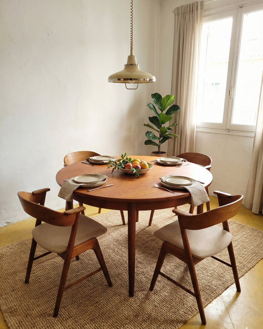 Sedie Kai Kristiansen design danese vintage anni 50 | set 4 sedie