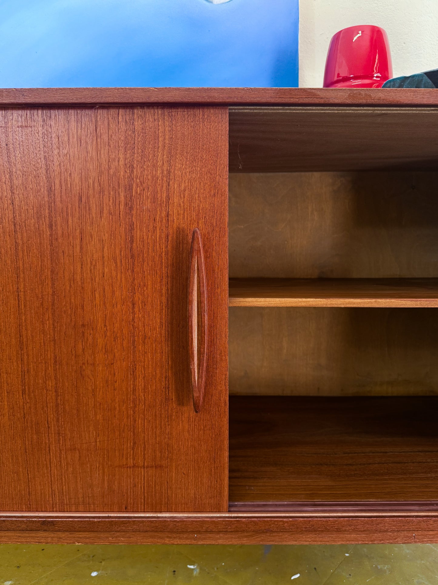 Sideboard design danese vintage anni 50 [91vnt4] misure L.200 H.79 P.50