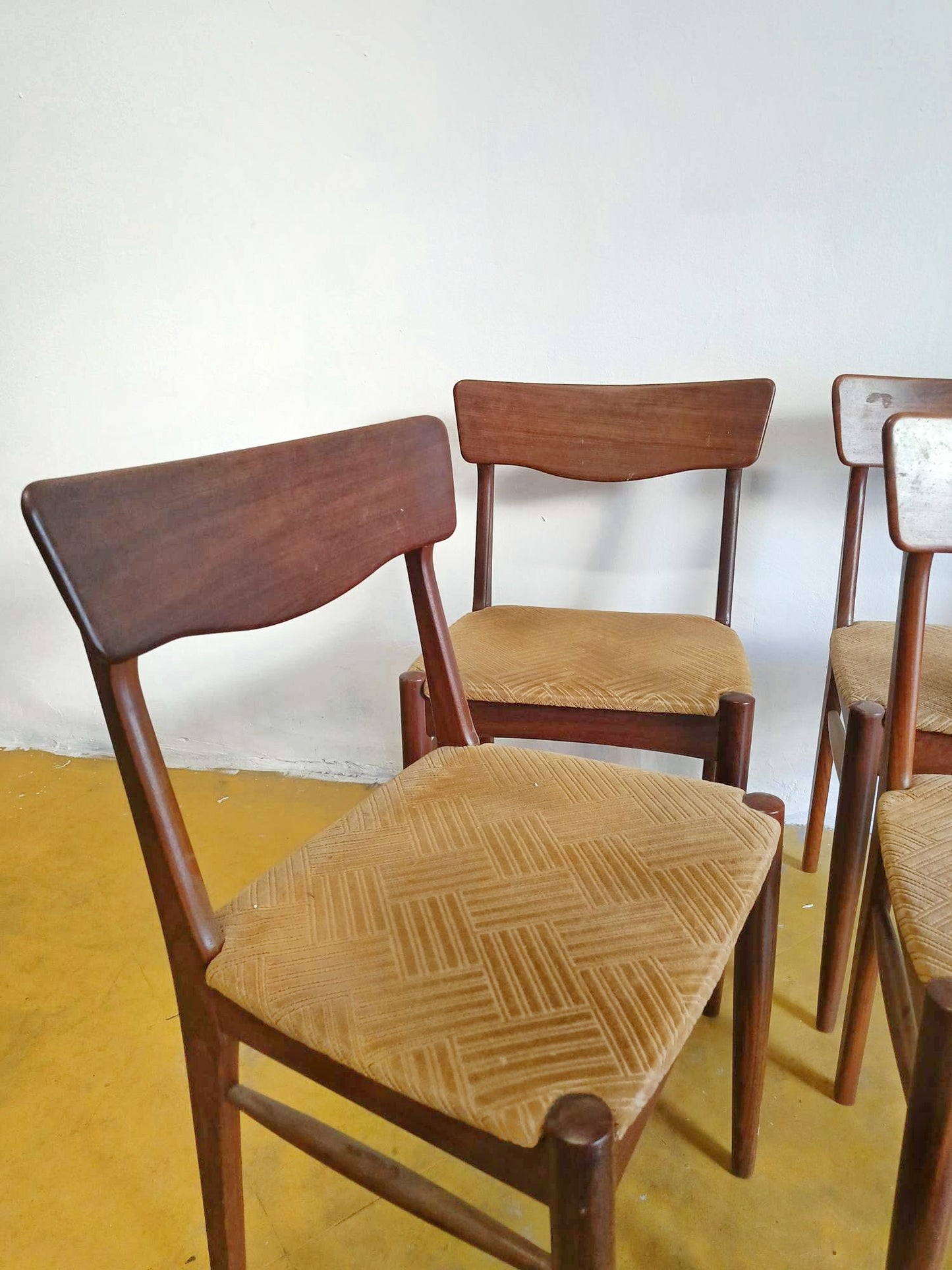 Sedie design norvegese originale vintage anni 50 [cv-norv] misure H.78/45 L.45 P.38