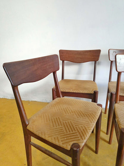 Sedie design norvegese originale vintage anni 50 [cv-norv] misure H.78/45 L.45 P.38