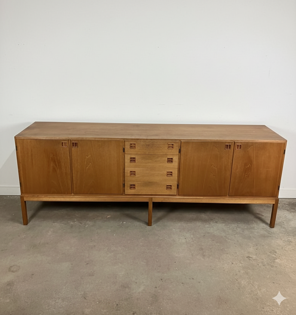 Sideboard Bernhard Pedersen design danese vintage anni 50 [ck1935] misure L.234 H.86 P.54